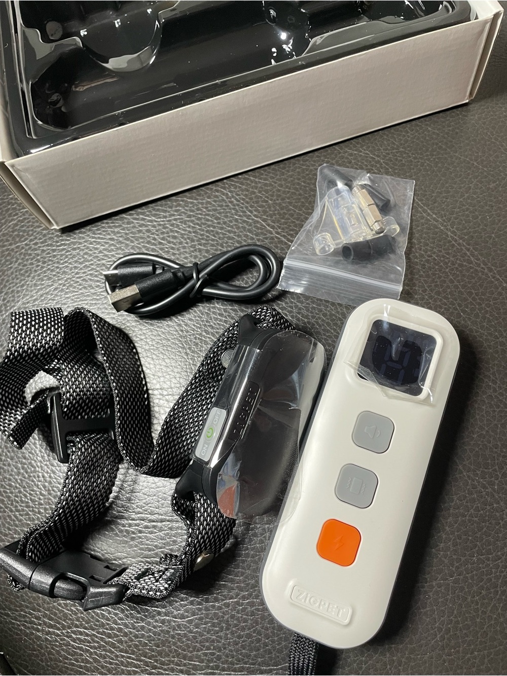 ZIGPET Dog Training Collar Remote Control Rechargeable Bark Collar Vibration Bee